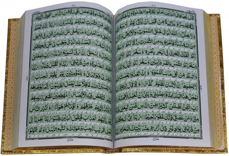 11GG Holy Quran Translated Golden