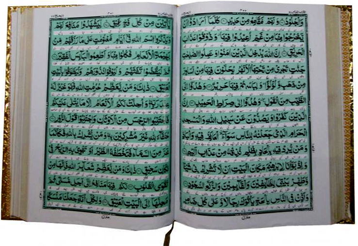 11GG Holy Quran Translated Golden