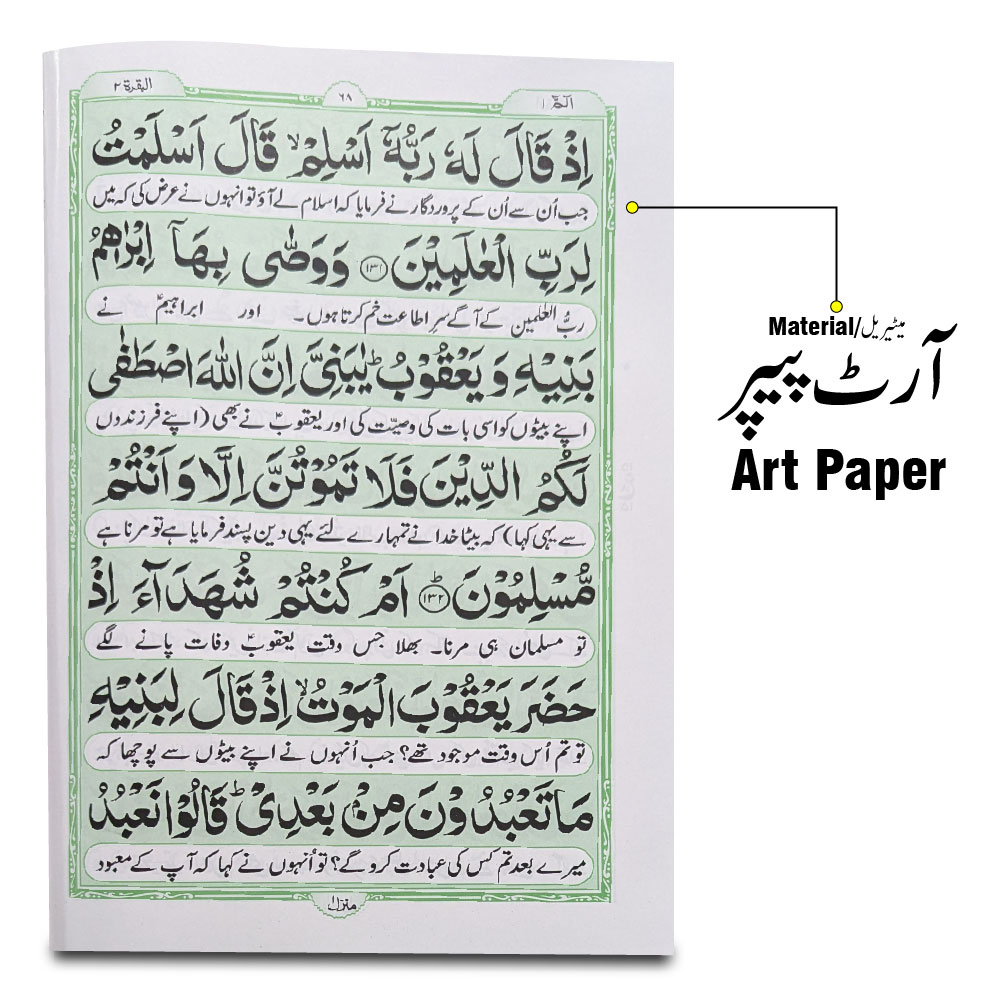 115-2KC Surah Al Baqarah Urdu Translation : The Koran Arabic Text