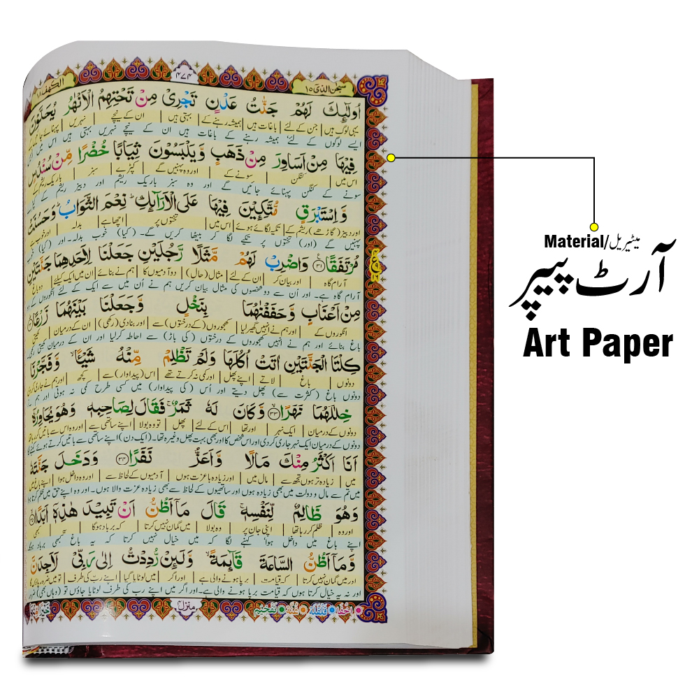 860-4K Holy Quran Tajweed and Translated Urdu