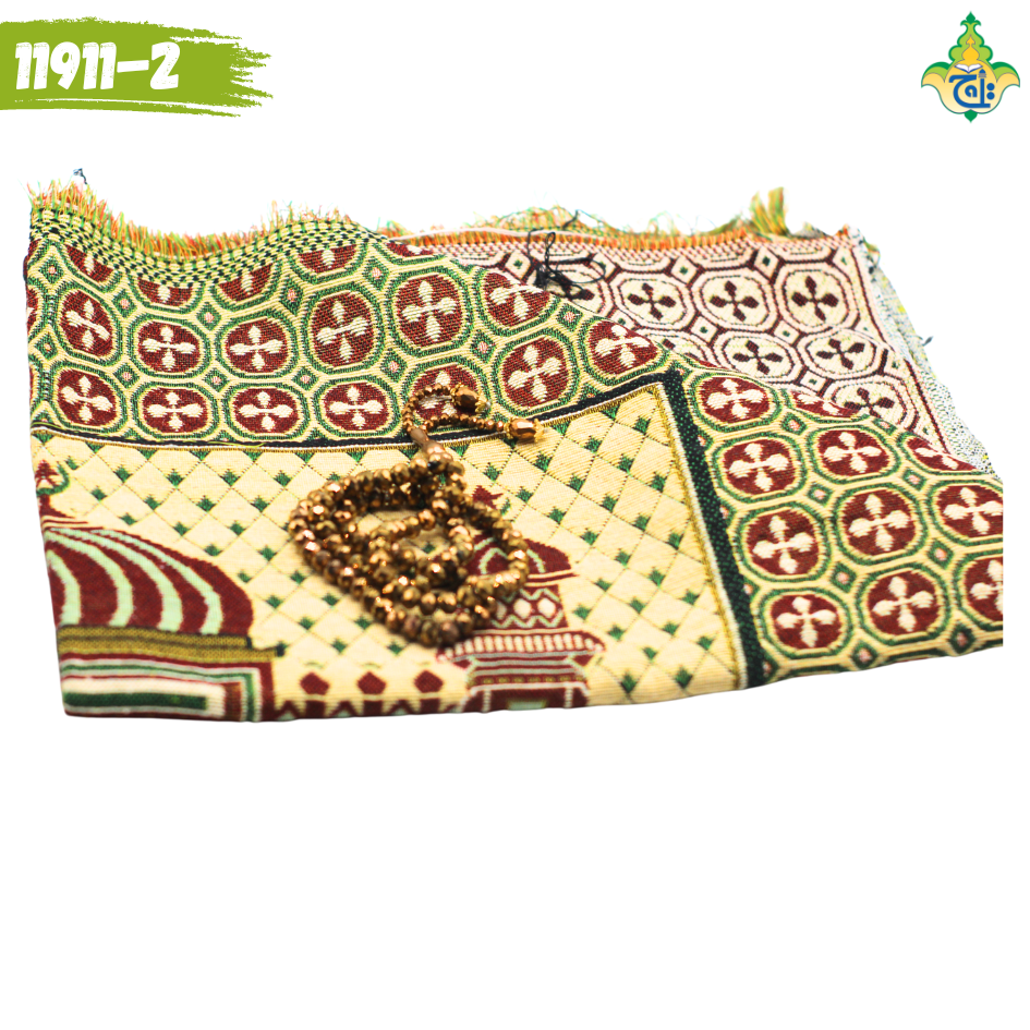 11911-2 Gift pack for Muslim Prayer Rug and Tasbih