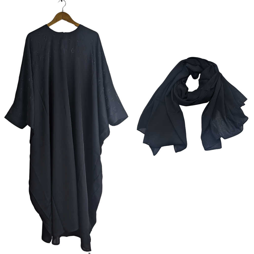 Inaya-50black Abaya for Girls (Size 50) Inaya