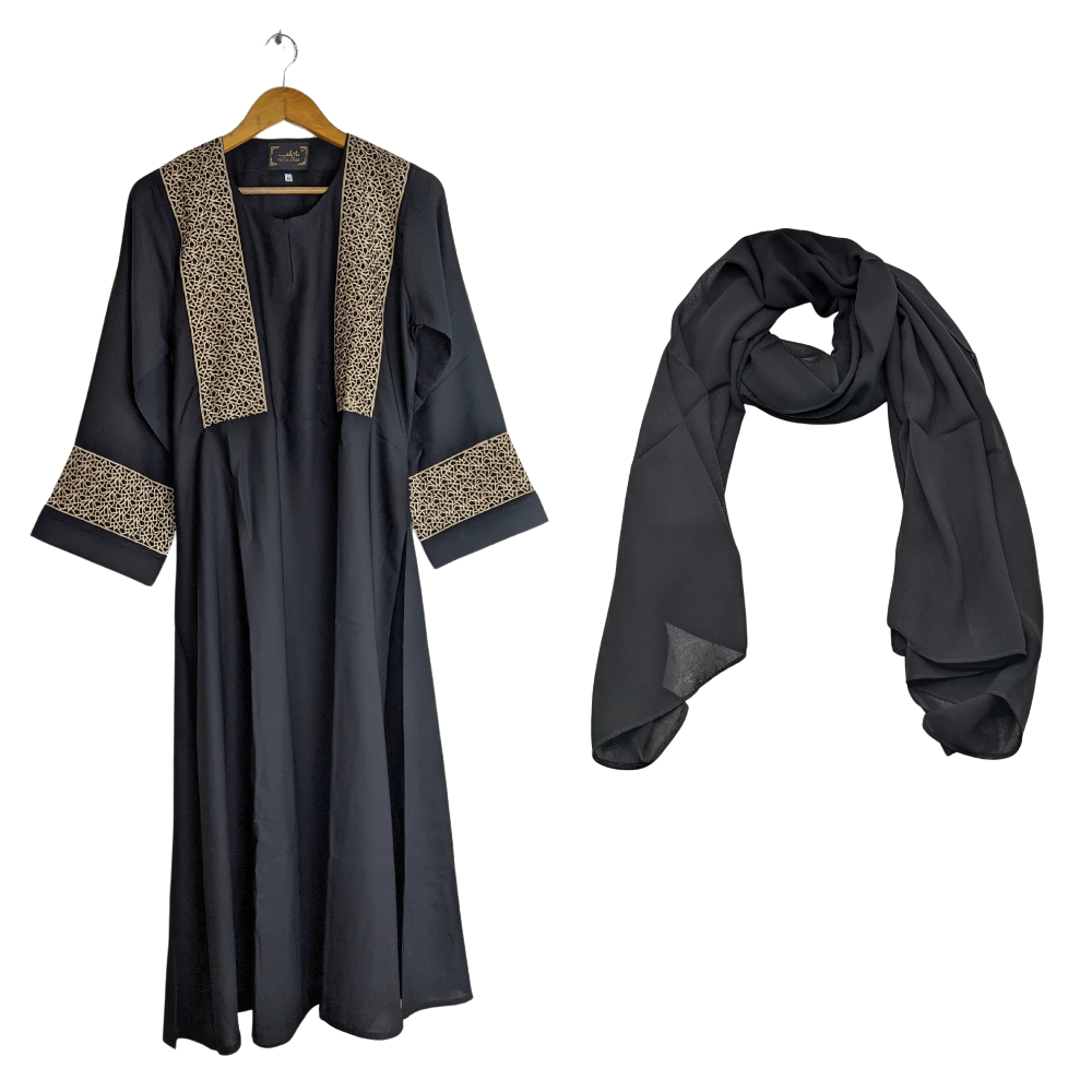 Meryem-58black Abaya for Girls Black (Size 58) Meryem