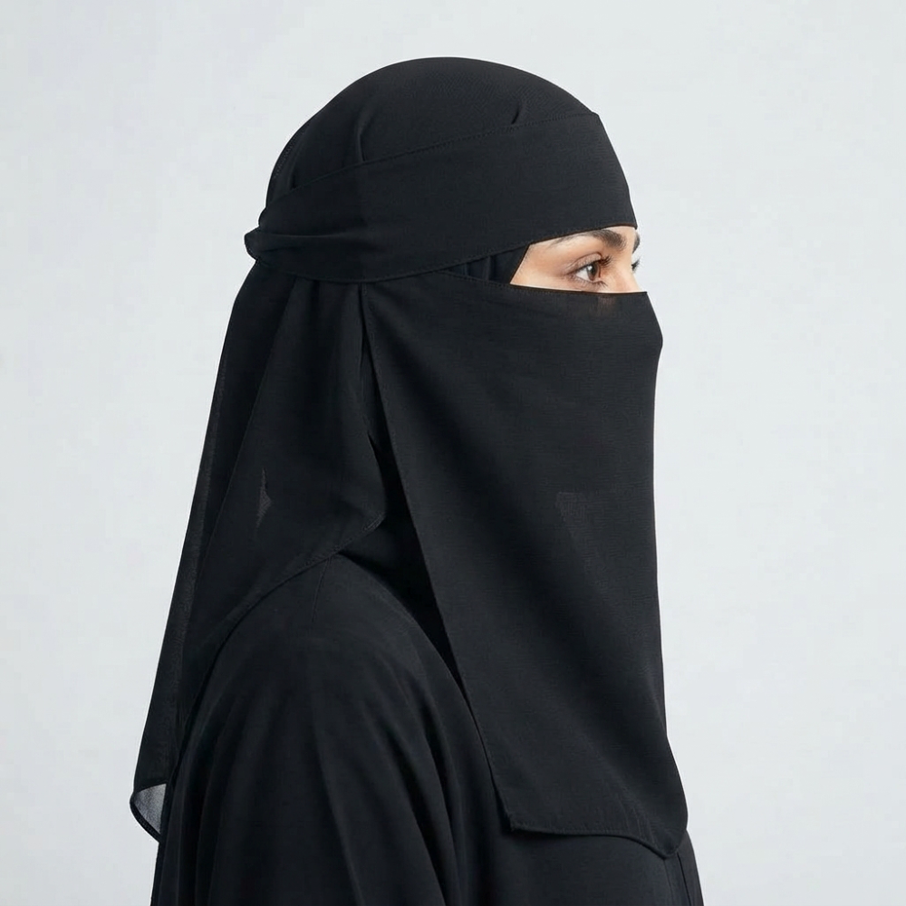 NQ-2L Double Layer Niqab