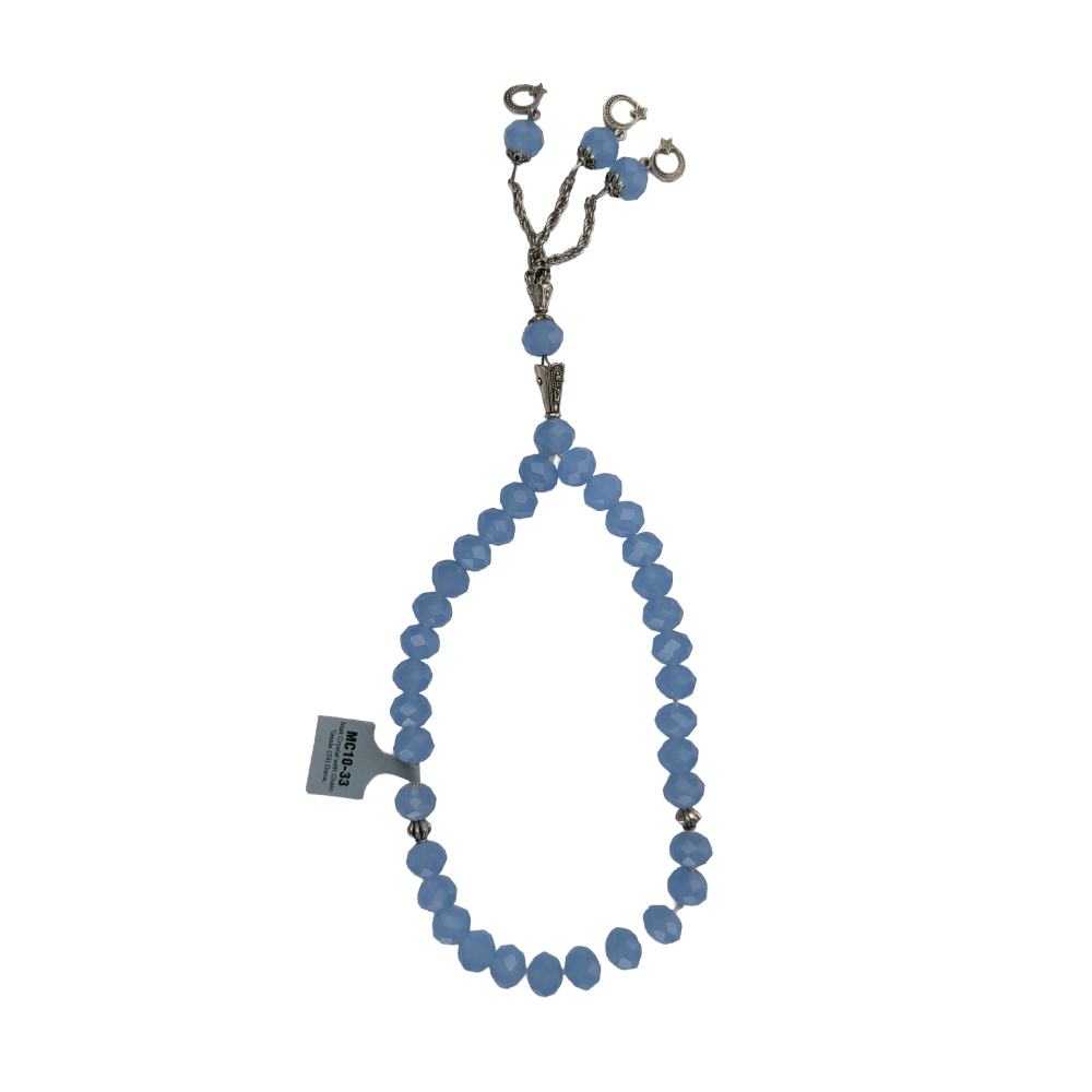 MC10-33 Matt Crystal with Chain Tussle 10mm 33 dana